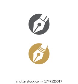 Nib Logo Template vector symbol nature