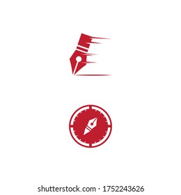 Nib Logo Template vector symbol nature