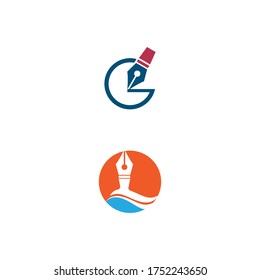 Nib Logo Template vector symbol nature