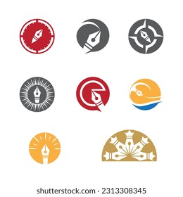 Nib Logo Template vector symbol nature