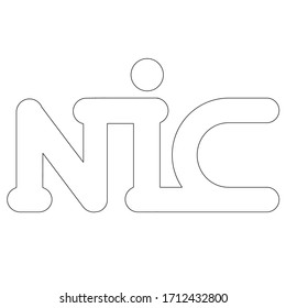 nic logo vector design graphic