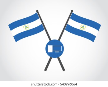 Nicaragua Emblem Personal Computer