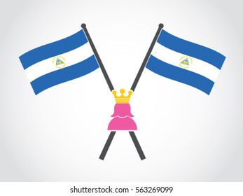 Nicaragua Emblem Queen