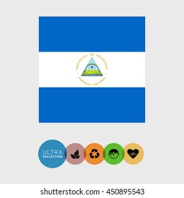 Nicaragua flag