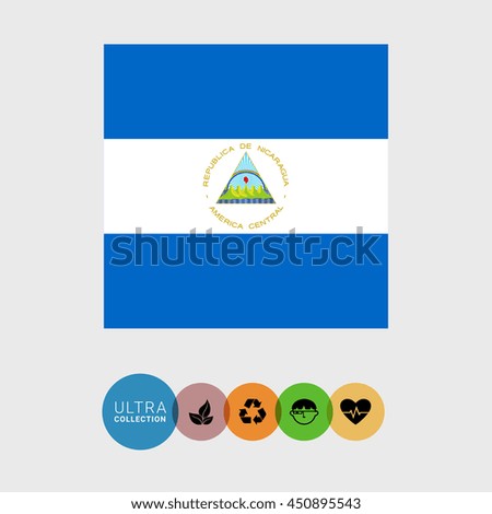 Nicaragua flag