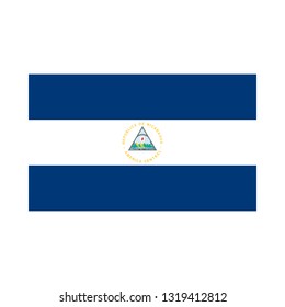 Nicaragua Flag Vector