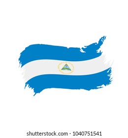 Nicaragua flag, vector illustration