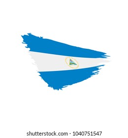 Nicaragua flag, vector illustration
