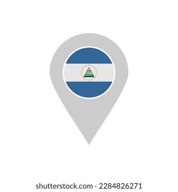 Nicaragua flags icon set, Nicaragua independence day icon set vector sign symbol