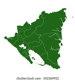 nicaragua green map