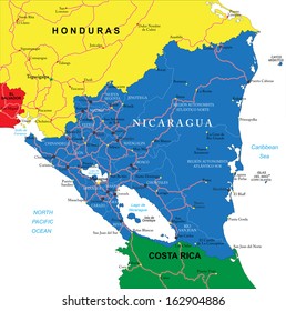 Nicaragua Map