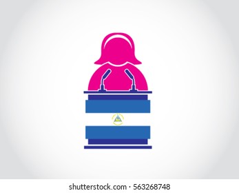 Nicaragua Podium Woman