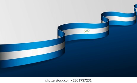 Fondo de la bandera de Nicaragua. Elemento de impacto para el uso que desea hacer de él.