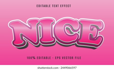 nice 3d txt effect design