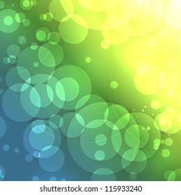 Nice abstract background with several lights, shines and bright effects. Awesome vector design