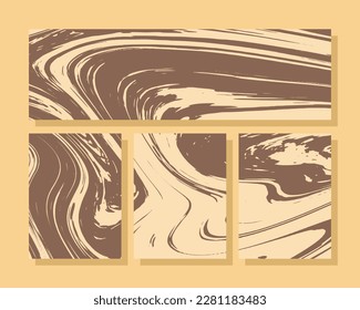 	
bonito póster abstracto de mármol líquido para la decoración de la pared
