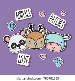 nice animals patches fashion design