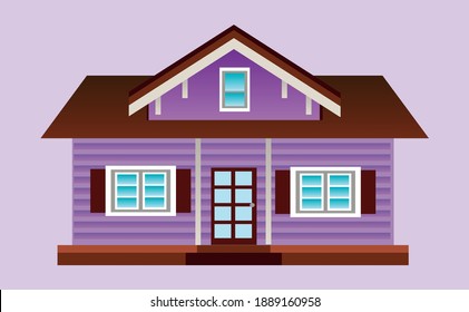 
Nice Animated House With Gradients