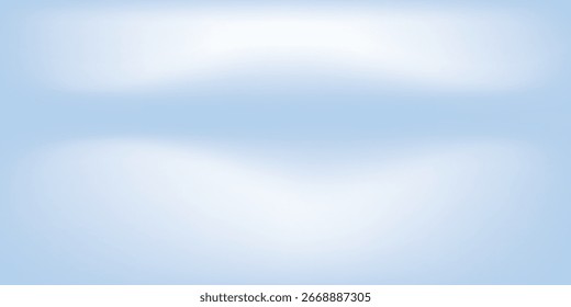 Schönes Atelierzimmer. Heller Limbo-Hintergrund. Abstrakter 3D-Hintergrund 