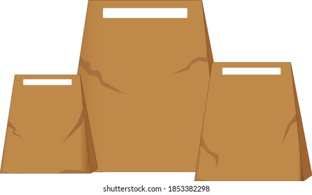 schönes und attraktives Papiertütendesign