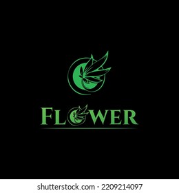 nice awesome flower logo design 