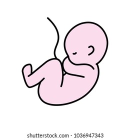 nice baby with umbilical cord
