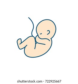 nice baby with umbilical cord