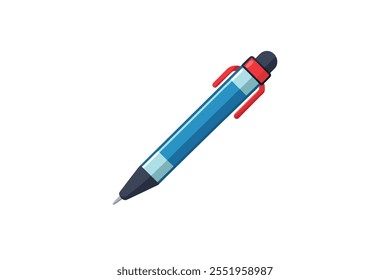 A Nice Ballpen Vector Illustration Design