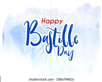 nice and beautiful abstarct or poster for Bastille Day or Viva La France or 14th of July with nice and creative design illustration.