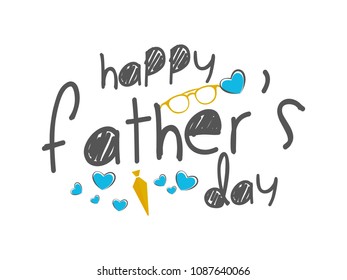 nice and beautiful abstarct or poster for Father's Day with nice and creative design illustration.