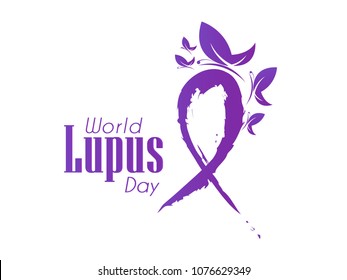 nice and beautiful abstarct or poster for Lupus Day with nice and creative design illustration in a background.