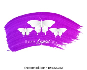 nice and beautiful abstarct or poster for Lupus Day with nice and creative design illustration in a background.