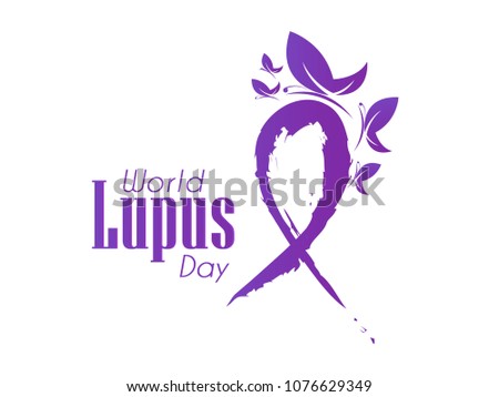 nice and beautiful abstarct or poster for Lupus Day with nice and creative design illustration in a background.