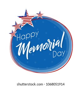 nice and beautiful abstarct or poster for Memorial Day with nice and creative design illustration in a background, Memorial Day of USA.