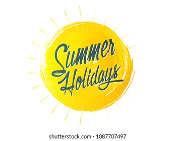 nice and beautiful abstarct or poster for Summer Holiday with nice and creative design illustration.