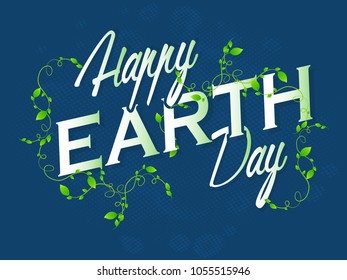 nice and beautiful abstract, banner or poster for Earth Day with nice and creative design illustration, Earth Day, 22nd April. 