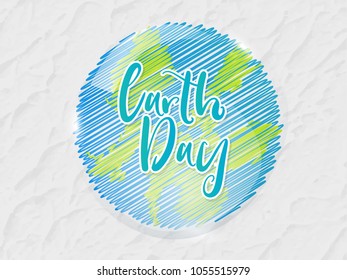 nice and beautiful abstract, banner or poster for Earth Day with nice and creative design illustration, Earth Day, 22nd April. 
