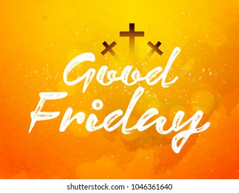 Nice and beautiful abstract for Good Friday with nice and creative design illustration in a background.