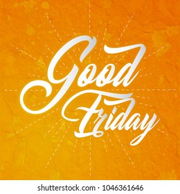 Nice and beautiful abstract for Good Friday with nice and creative design illustration in a background.