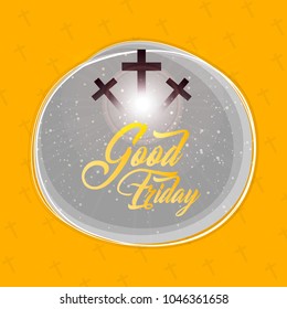 Nice and beautiful abstract for Good Friday with nice and creative design illustration in a background.