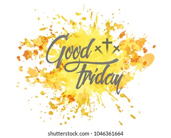 Nice and beautiful abstract for Good Friday with nice and creative design illustration in a background.