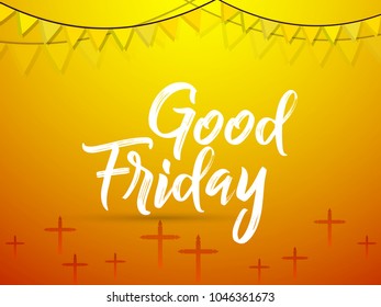 Nice and beautiful abstract for Good Friday with nice and creative design illustration in a background.