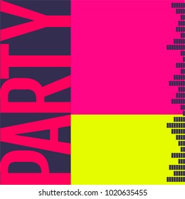 Nice and beautiful abstract or Night Party Flyers with creative design illustration. Bright colours