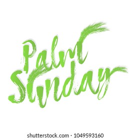 nice and beautiful abstract for Palm Sunday with nice and creative design illustration of a palm leaf in a background.