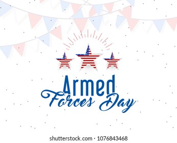 nice and beautiful abstract or poster for Armed Forces Day with nice and creative design illustration in a creative background.