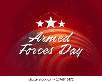 nice and beautiful abstract or poster for Armed Forces Day with nice and creative design illustration in a creative background.
