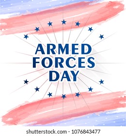 nice and beautiful abstract or poster for Armed Forces Day with nice and creative design illustration in a creative background.