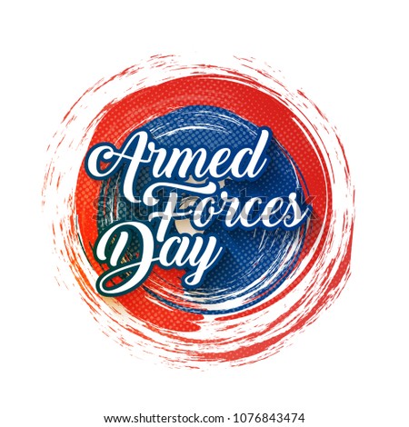 nice and beautiful abstract or poster for Armed Forces Day with nice and creative design illustration in a creative background.