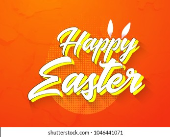 nice and beautiful abstract, poster or banner for Happy Easter with nice and beautiful design illustration in a background.