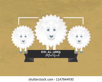 nice and beautiful abstract or poster for Eid Al Adha Mubarak with nice and creative design illustration.
